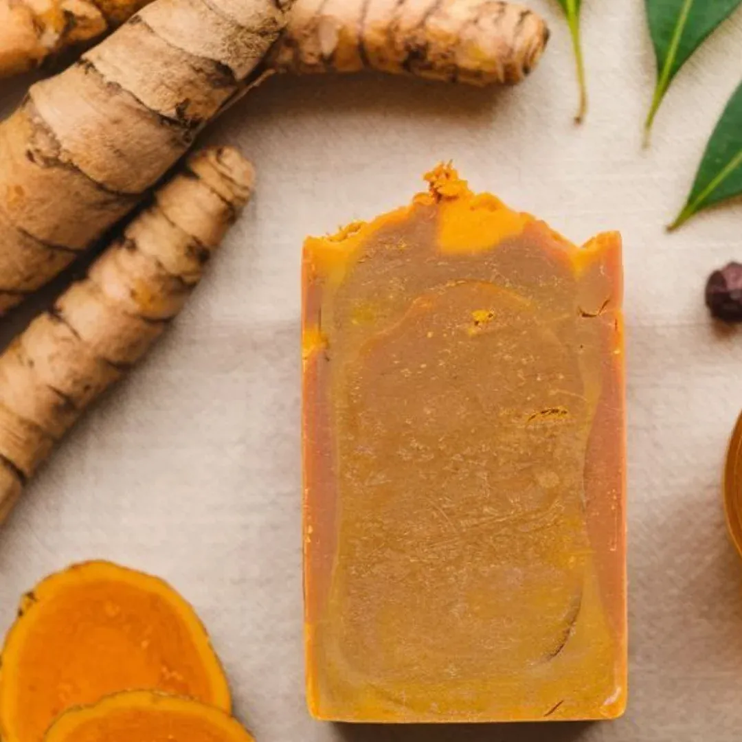 Jabón de cúrcuma y naranja