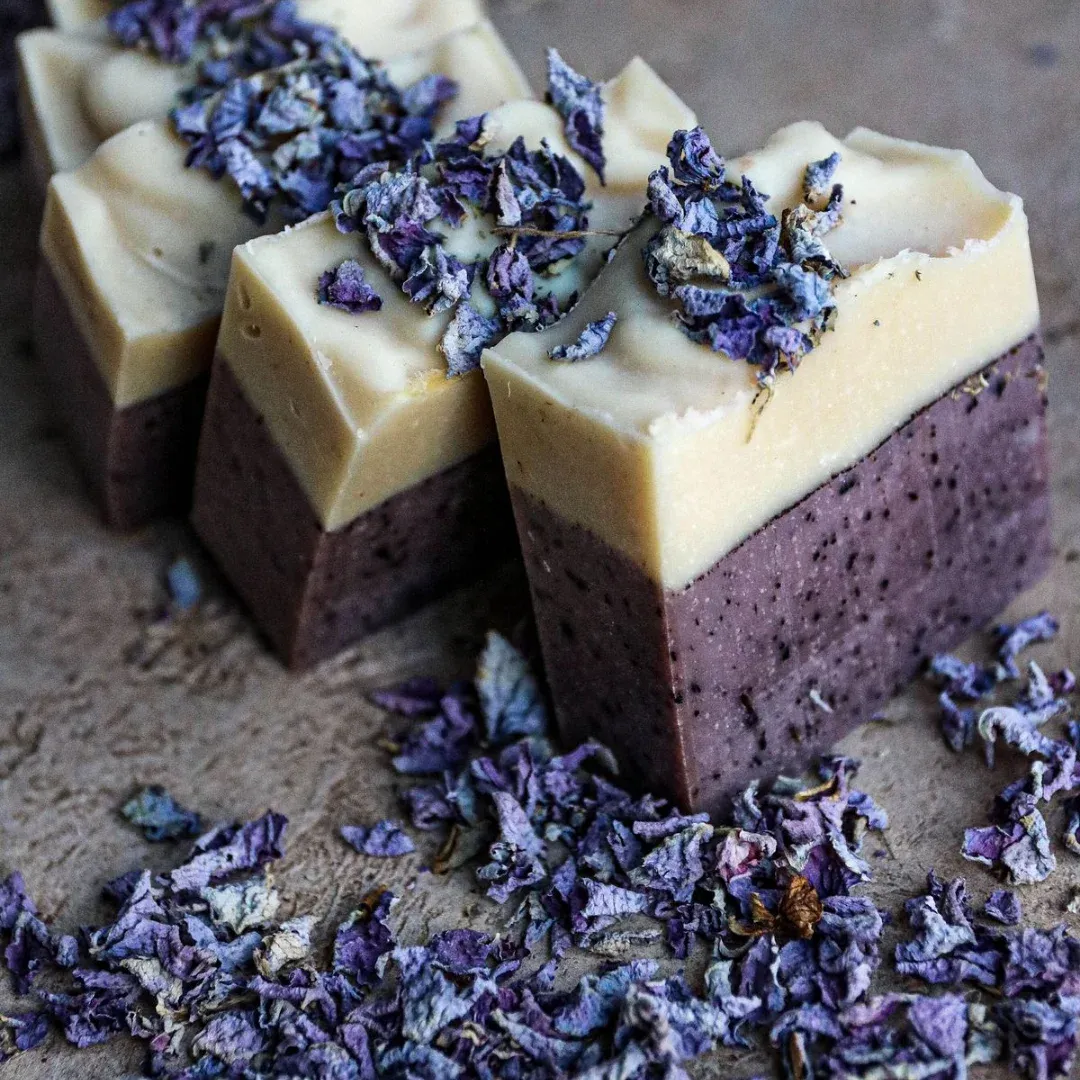 Jabón artesanal de lavanda
