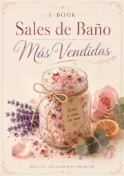 Portada del eBook: Sales de baño más vendidas, recetas artesanales premium
