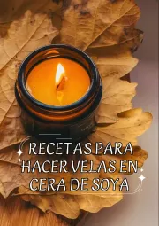 Portada de la guía: recetas para hacer velas de soya